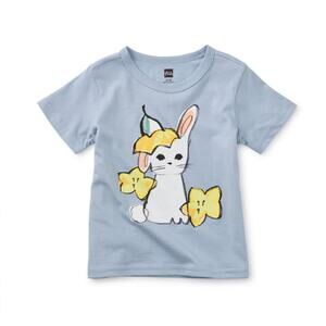 Tea Collection NWT Garden Bunny Graphic Tee. 9-12 Months